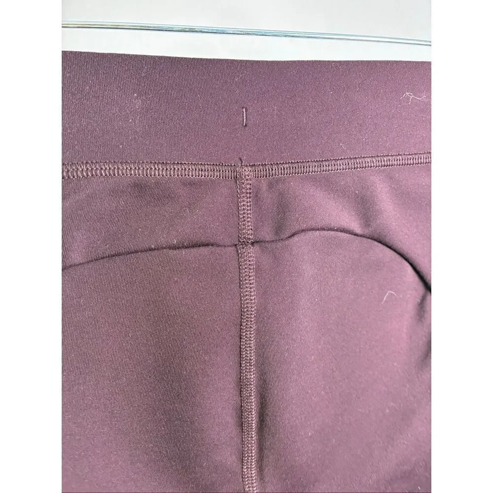 ALO Yoga Checkpoint Drawstring Leggings in Dark Mauve Size S